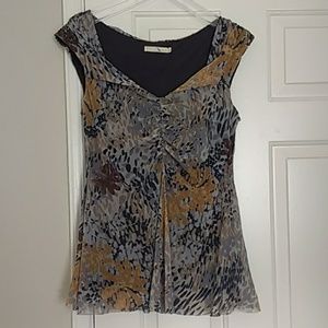 Cap sleeve top from anthropologie